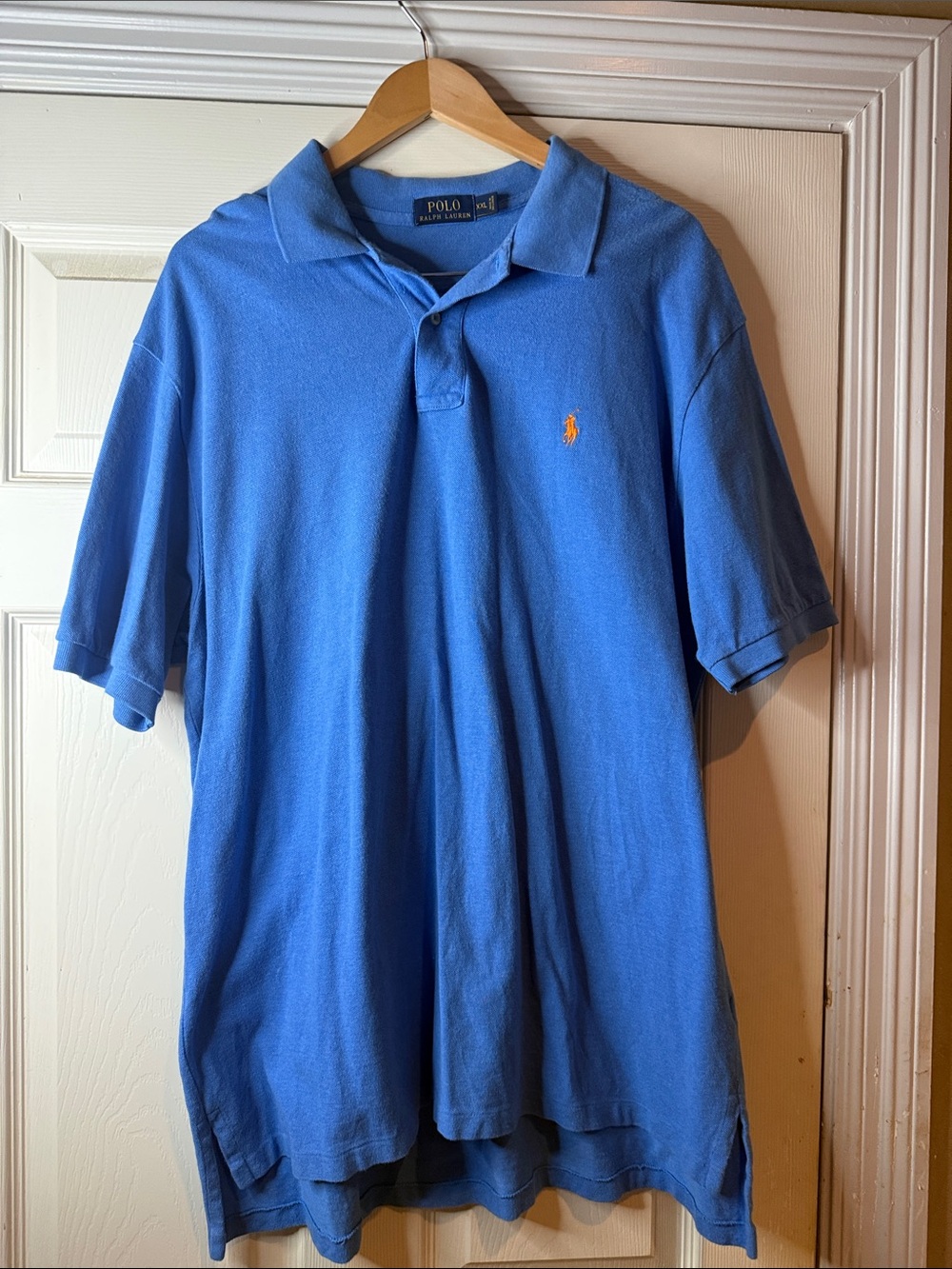Polo by Ralph Lauren Blue Polo with Orange Pony